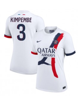 Paris Saint-Germain Presnel Kimpembe #3 Replika Borta Kläder Dam 2024-25 Kortärmad